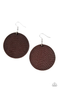 leathery-loungewear-brown-earrings-paparazzi-accessories