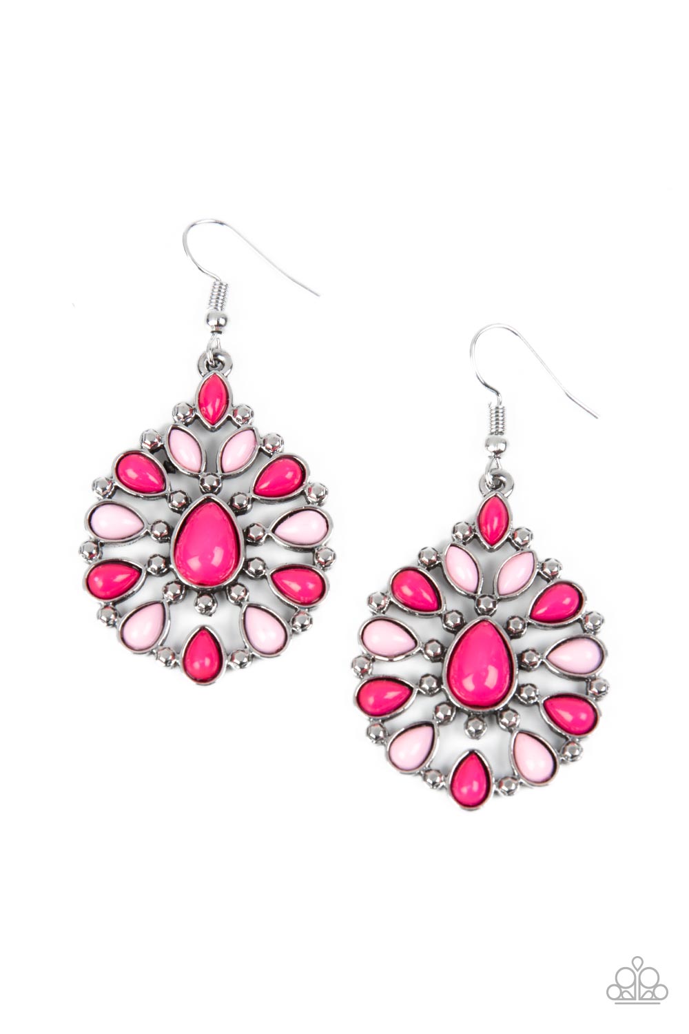 Hot pink on sale earrings paparazzi