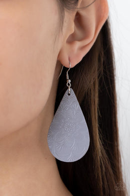 Subtropical Seasons - Silver Earrings - Paparazzi Accessories