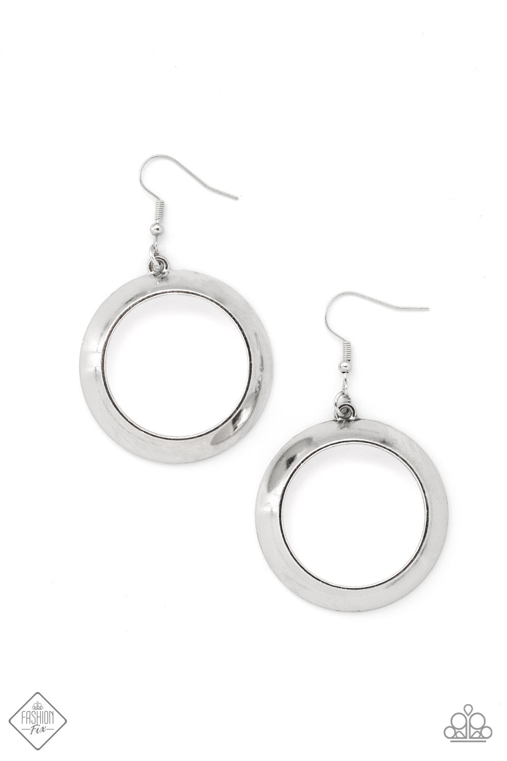 Instant REFLECT - Silver Earrings - Paparazzi Accessories