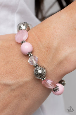 Pretty Persuasion - Pink Bracelet - Paparazzi Accessories
