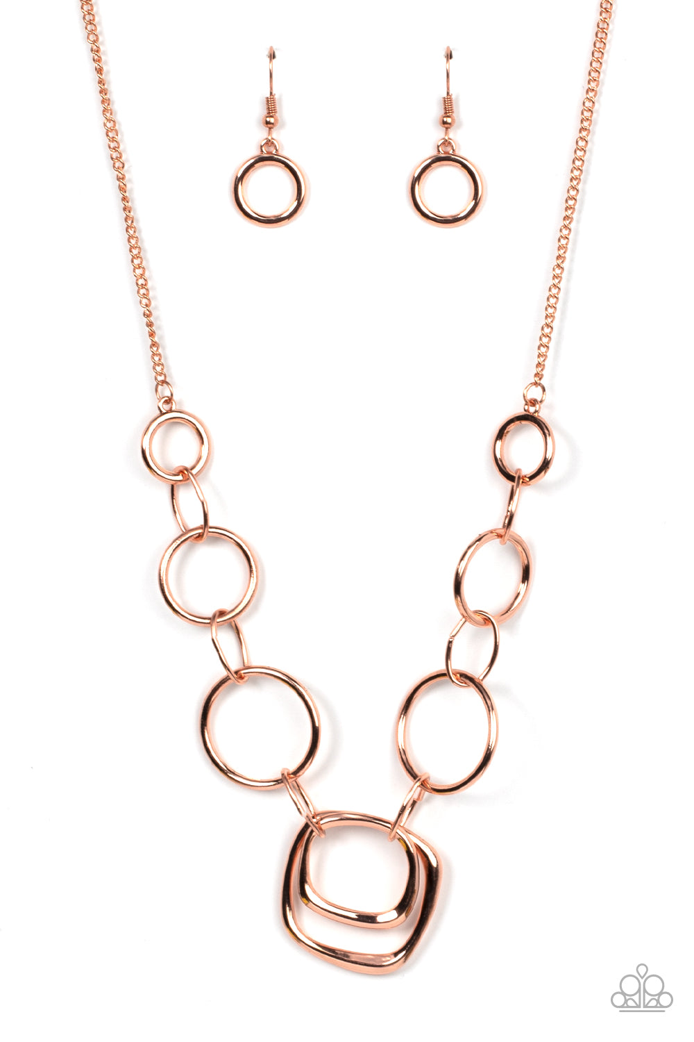 Paparazzi shiny copper deals necklace