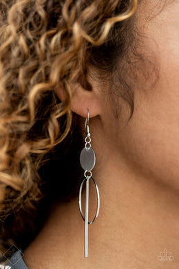 Harmoniously Balanced - Silver Earrings - Paparazzi Accessories