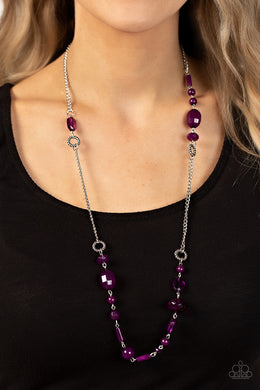 Craveable Color - Purple Necklace - Paparazzi Accessories