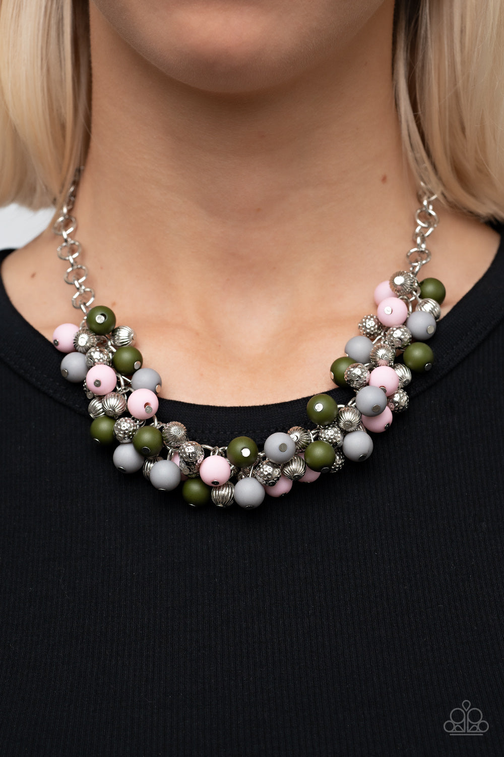 Party Procession - Multi Necklace - Paparazzi Accessories