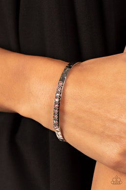 Gives Me the SHIMMERS - Pink Bracelet - Paparazzi Accessories