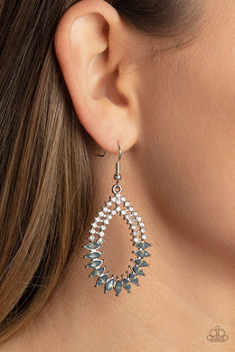 Lucid Luster - Silver Earrings - Paparazzi Accessories