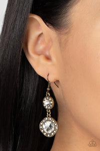 Modern Motives - Brass Earrings - Paparazzi Accessories