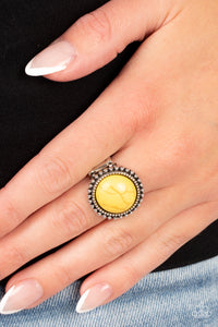 Mesa Mecca - Yellow Ring - Paparazzi Accessories