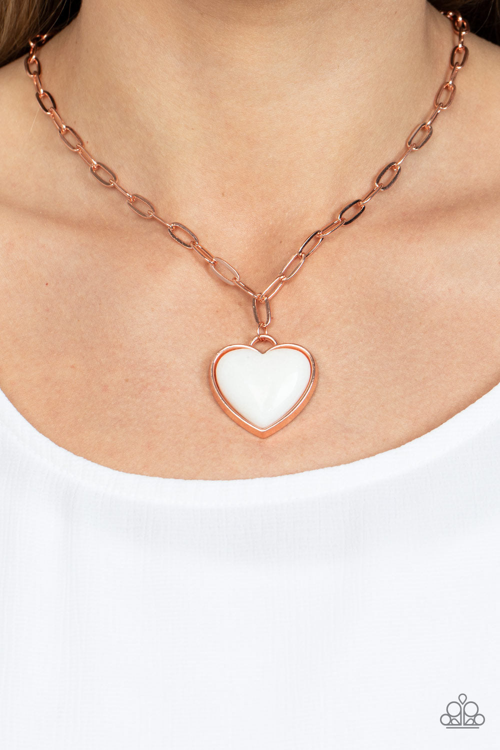 Everlasting Endearment - Copper Necklace - Paparazzi Accessories