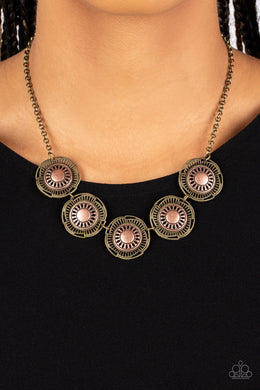 Desert Décor - Multi Necklace - Paparazzi Accessories