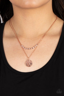 Stunning Supernova - Copper Necklace - Paparazzi Accessories