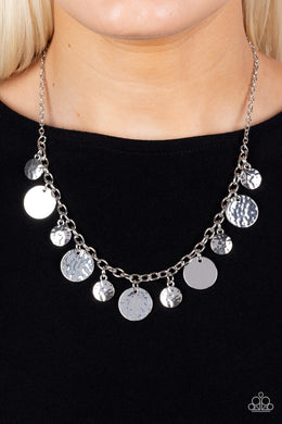 Model Medallions - Silver Necklace - Paparazzi Accessories