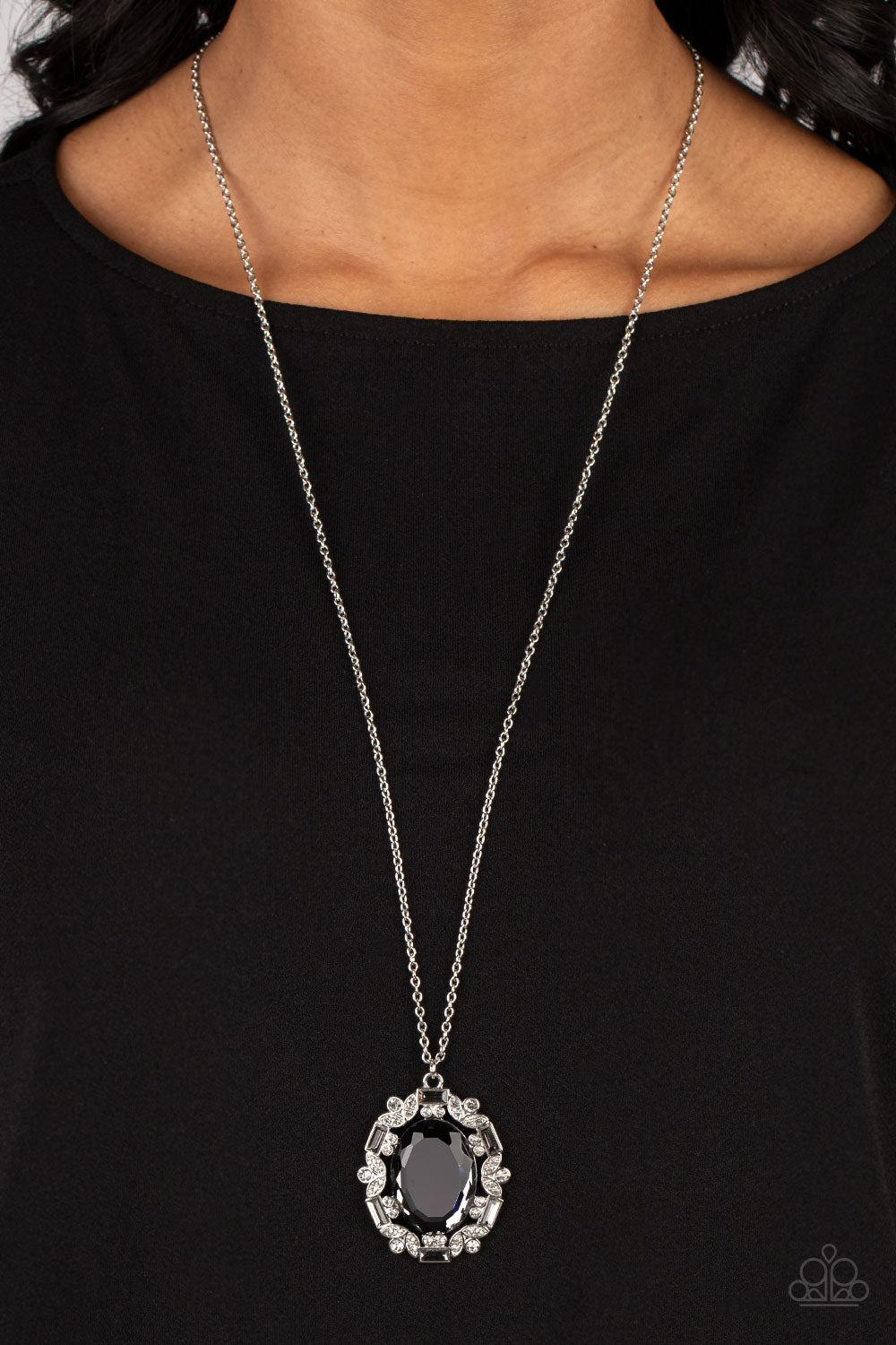 Noble Reflection - Silver Necklace - Paparazzi Accessories