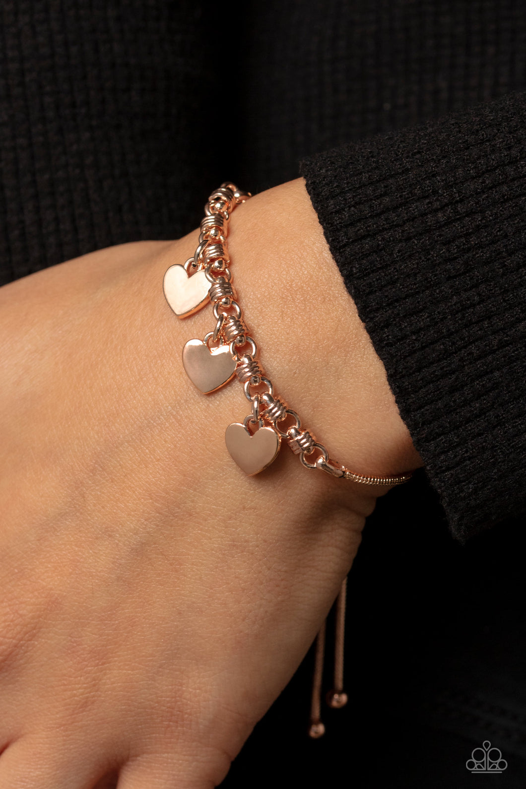 Romance Tale - Rose Gold Bracelet - Paparazzi Accessories