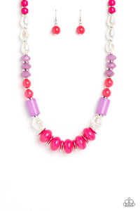 a-sheen-slate-pink-necklace-paparazzi-accessories
