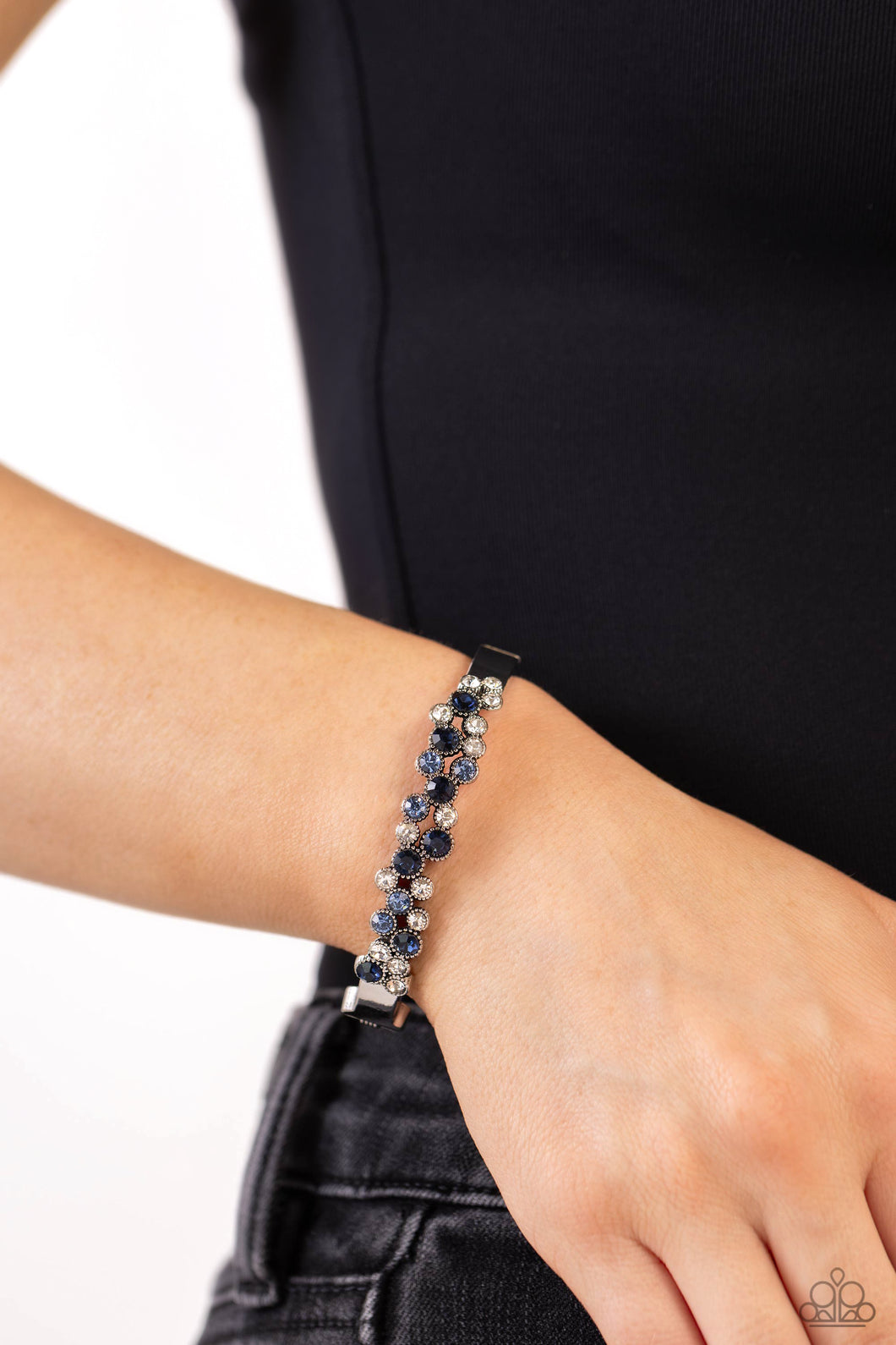 Big City Bling - Blue Bracelet - Paparazzi Accessories