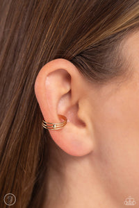 Stud Story - Gold Post Earrings - Paparazzi Accessories