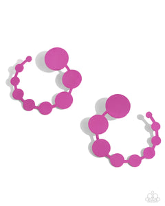have-it-both-phase-pink-post earrings-paparazzi-accessories